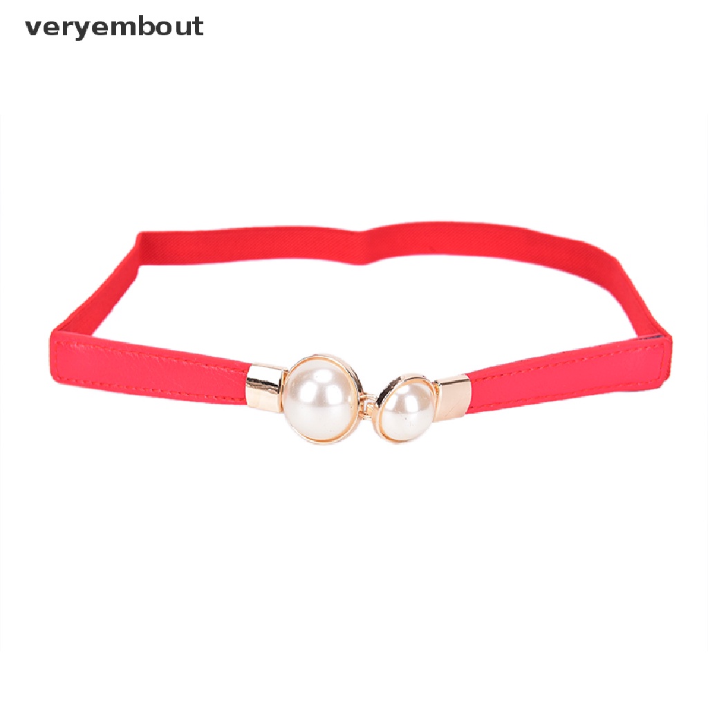 Thắt Lưng Co Giãn Phối Ngọc Trai Thời Trang Dành Cho Nữ