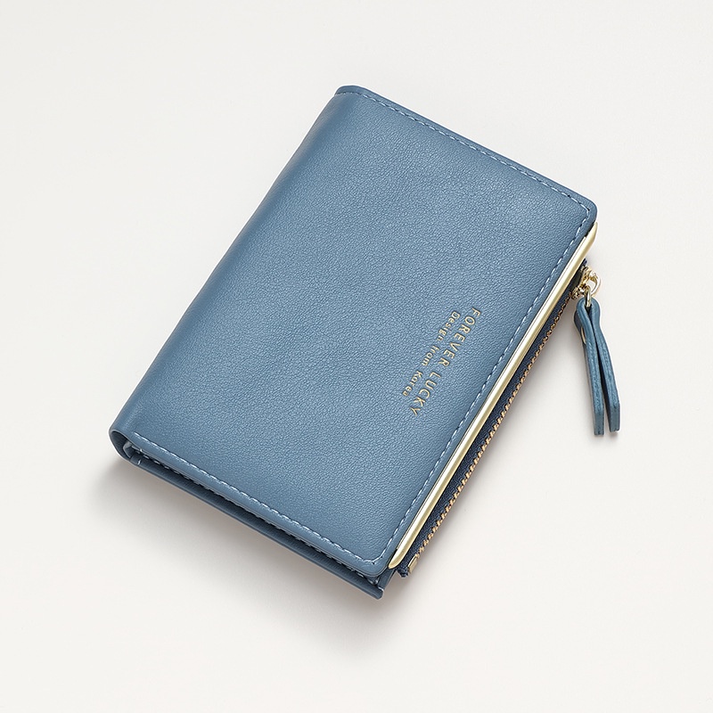 Ví Đựng Thẻ Màu Trơn Đơn Giản Phong Cách Hàn Quốc Cho Nữ