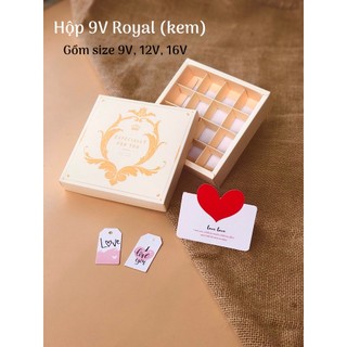 Hộp socola 9 viên MS10 (không kèm socola)