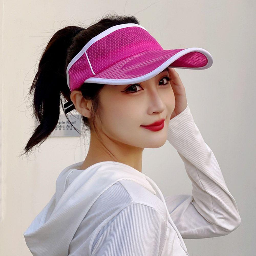 SUMU Mũ Lưỡi Trai Hở Chóp Phối Lưới Thoáng Khí Chống Tia Uv