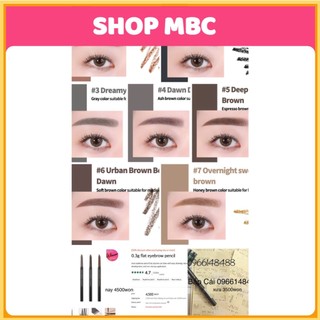 MBC Chì Kẻ Mày INF Auto Eyebrow Pencil 1 đầu chì, 1 đầucọ