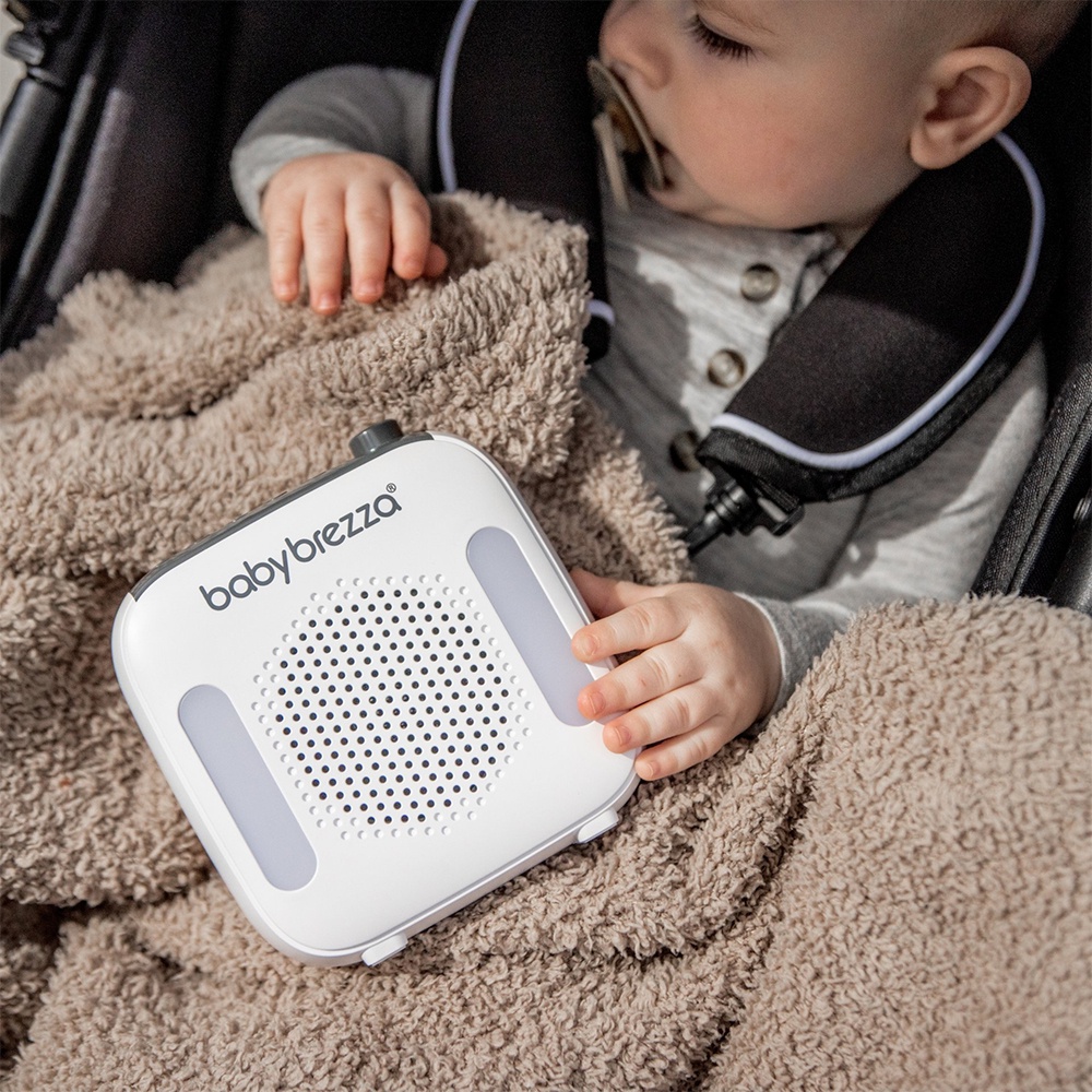 ❤️Máy phát tiếng ồn trắng Baby Brezza Sleep & Soothing, Giúp bé sơ sinh ngủ ngon, sâu giấc, bảo hành 12 tháng