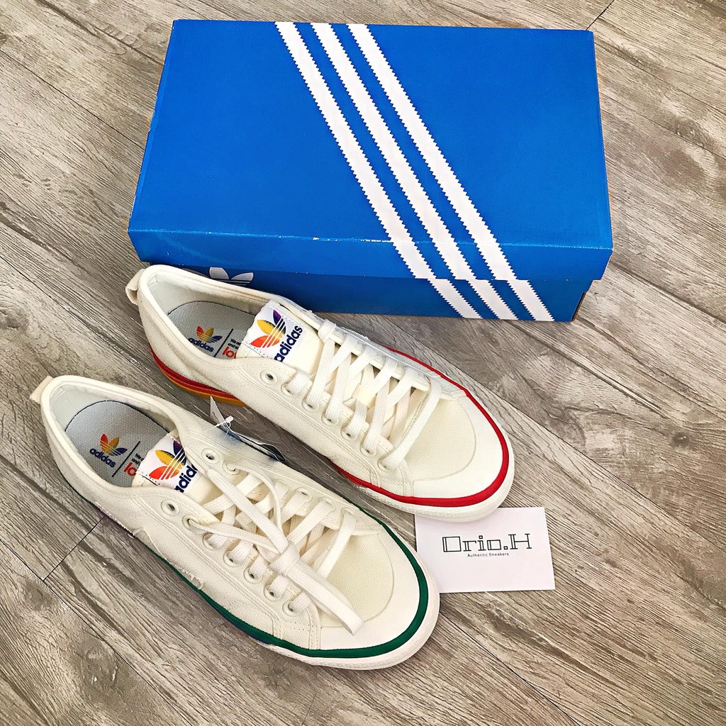 Giầy Adidas Nizza Pride Rainbow Limited sẵn size 42.5 43
