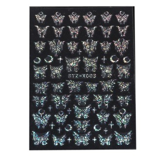 Sticker Dán Móng Hình Bướm 3d