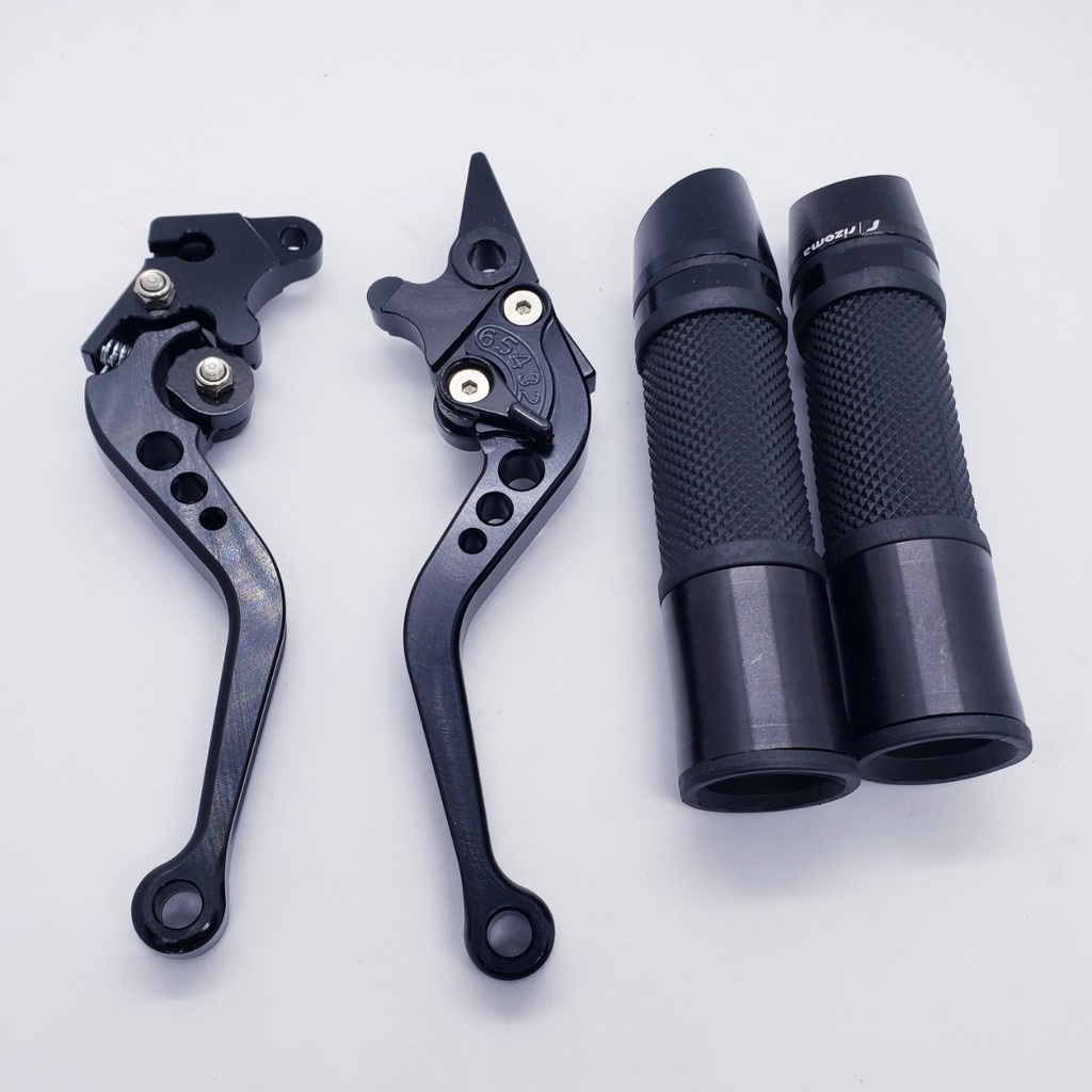 COMBO Bao tay cầm xe máy gù xéo rizoma, Tay thắng phanh 6 số xe exciter/winner/sonic, AB, vision, vario, cao cấp, đủ màu