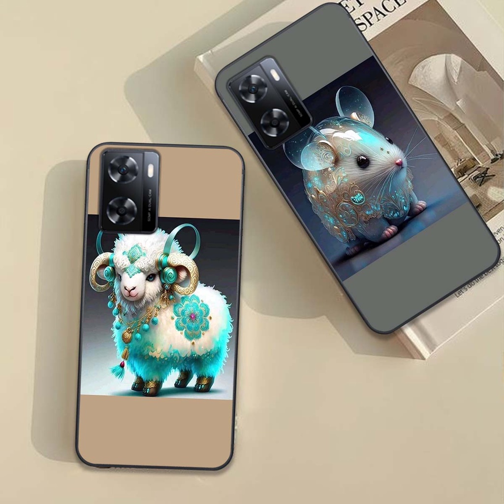 Ốp lưng Oppo A77s bộ hình 12 con giáp sang trọng
