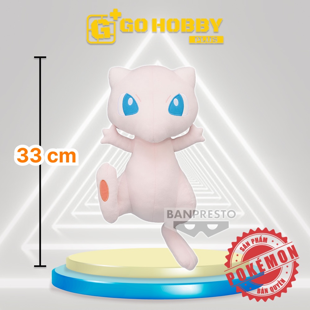 BANPRESTO | Thú bông Mew| POKÉMON SUPER BIG PLUSH MEW