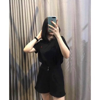 ÁO THUN BASIC CỔ TRÒN TRƠN THÊU ❤️