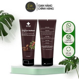 Tẩy da chết body Coffee Dr Cell giúp da mịn màng, tươi sáng - DC14
