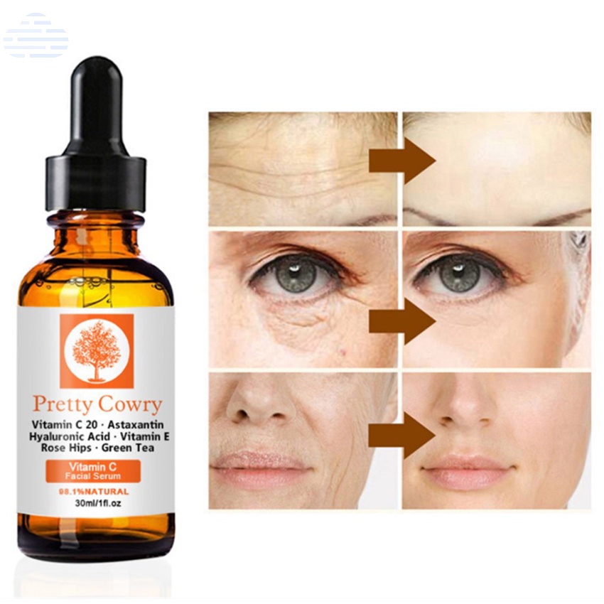 Serum vitamin C nguyên chất 100% hyaluronic acid chống lão hóa và nếp nhăn làm săn chắc da mặt
