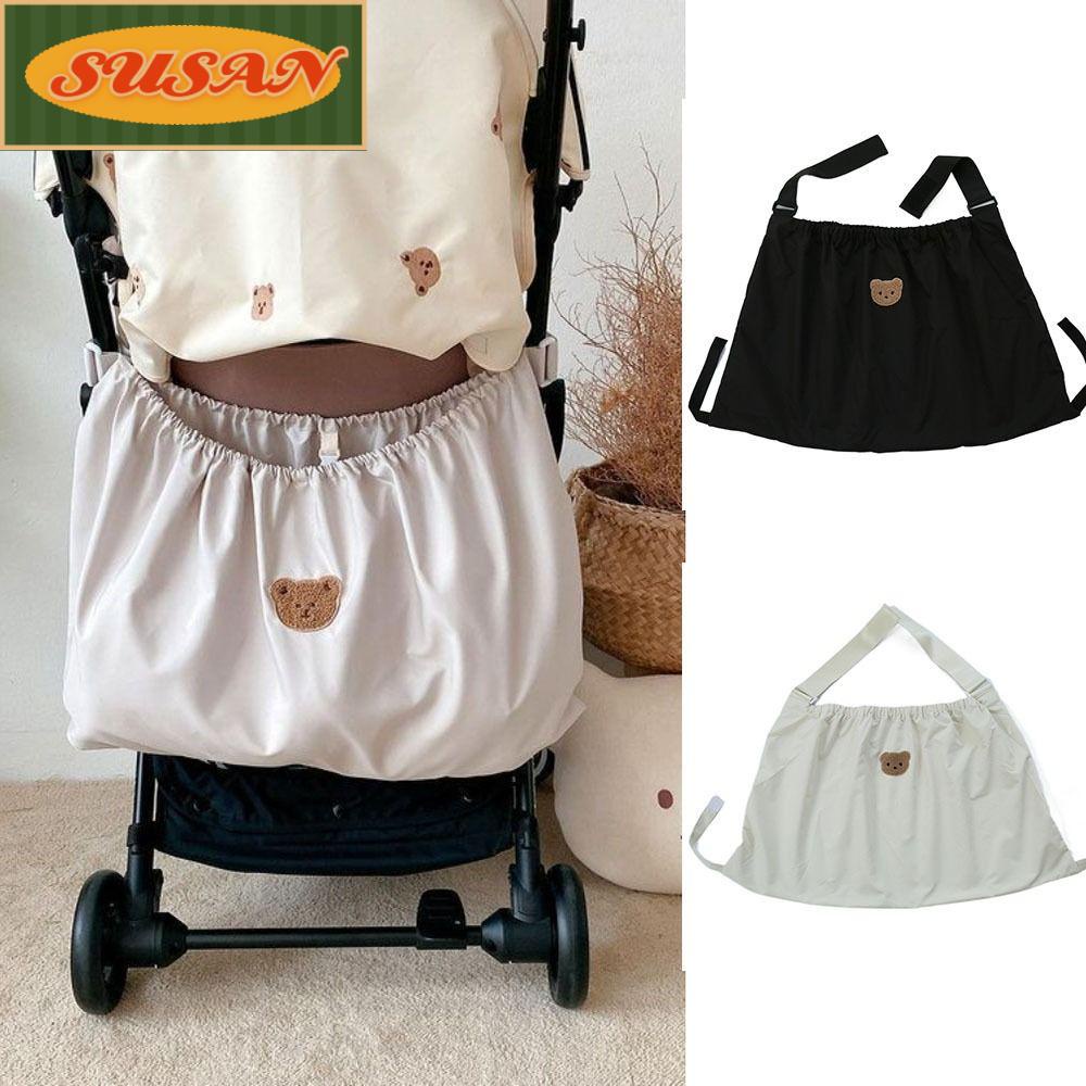 Túi Đựng Đồ Dùng Treo Xe Đẩy Em Bé Bằng Nilon Họa Tiết Hoạt Hình Dễ Thương