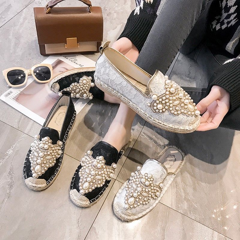 Giày Lười Đế Bằng Size Lớn 35-43 41 42 Thời Trang Cho Nữ