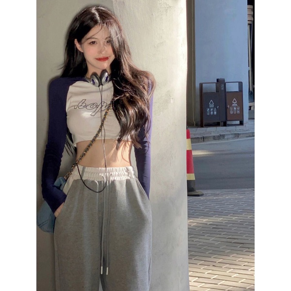 Áo Croptop Tay Dài Dáng Ôm In Họa Tiết Phong Cách Cổ Điển Thời Trang Mới 2023 Dành Cho Bạn Nữ
