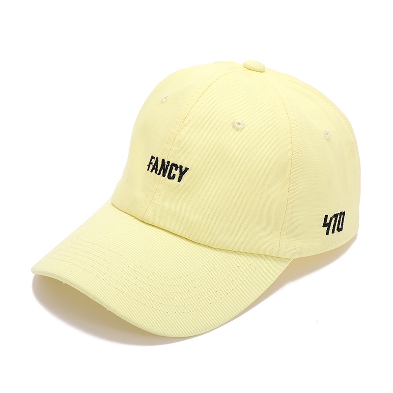 LINJW Mũ Lưỡi Trai Cotton Mềm Mại Màu Trơn Thêu Họa Tiết Thời Trang Mùa Hè Cho Nam Và Nữ