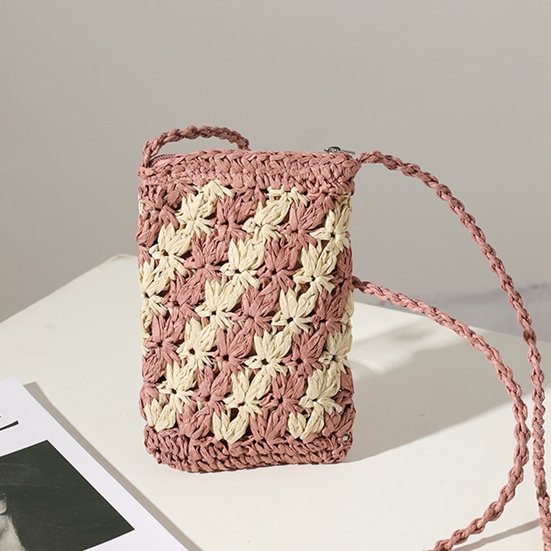 Túi cói mini Bằng Rơm Thời Trang Sành Điệu Cho Nữ