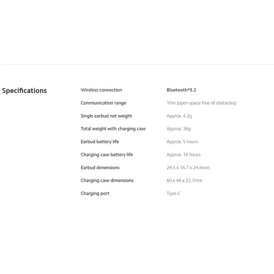 Tai Nghe Bluetooth 5.2 TWS Phiên Bản Toàn Cầu Cho Xiaomi Redmi buds 3 Lite youth