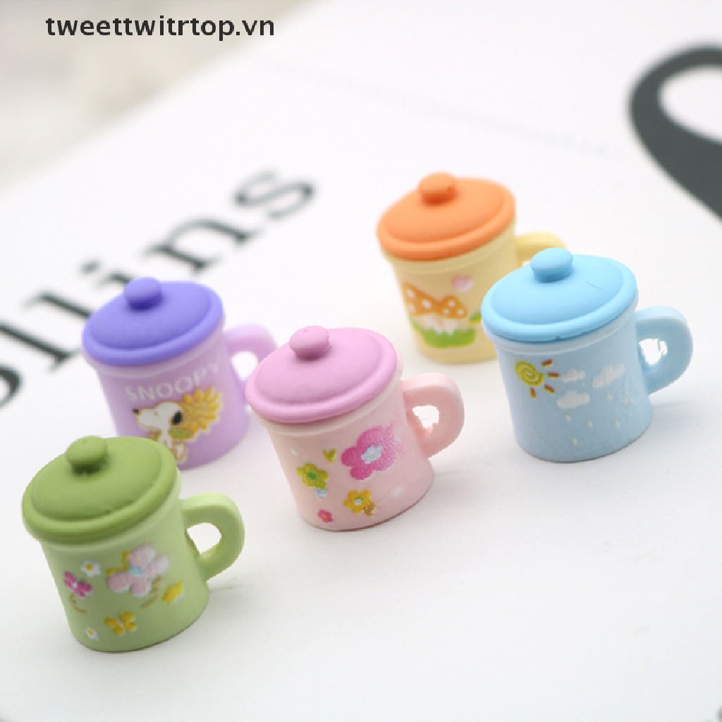 1 Ly Uống Trà mini Trang Trí Nhà Búp Bê