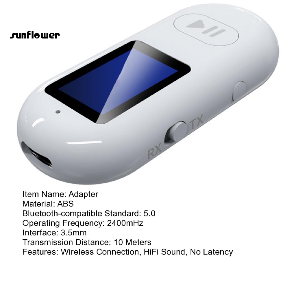 Thiết Bị Nhận Tín Hiệu Bluetooth 5.0 2 Trong 1 Giắc Cắm 3.5mm
