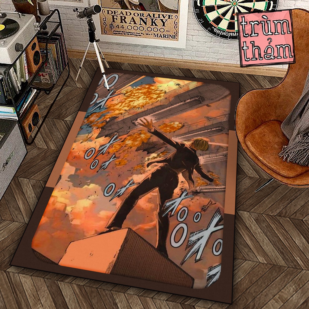 Thảm Trang Trí Attack On Titan Yelena Đại Chiến Titan Decor Góc Học Tập Làm Việc Phòng Ngủ Phòng Khách Văn Phòng