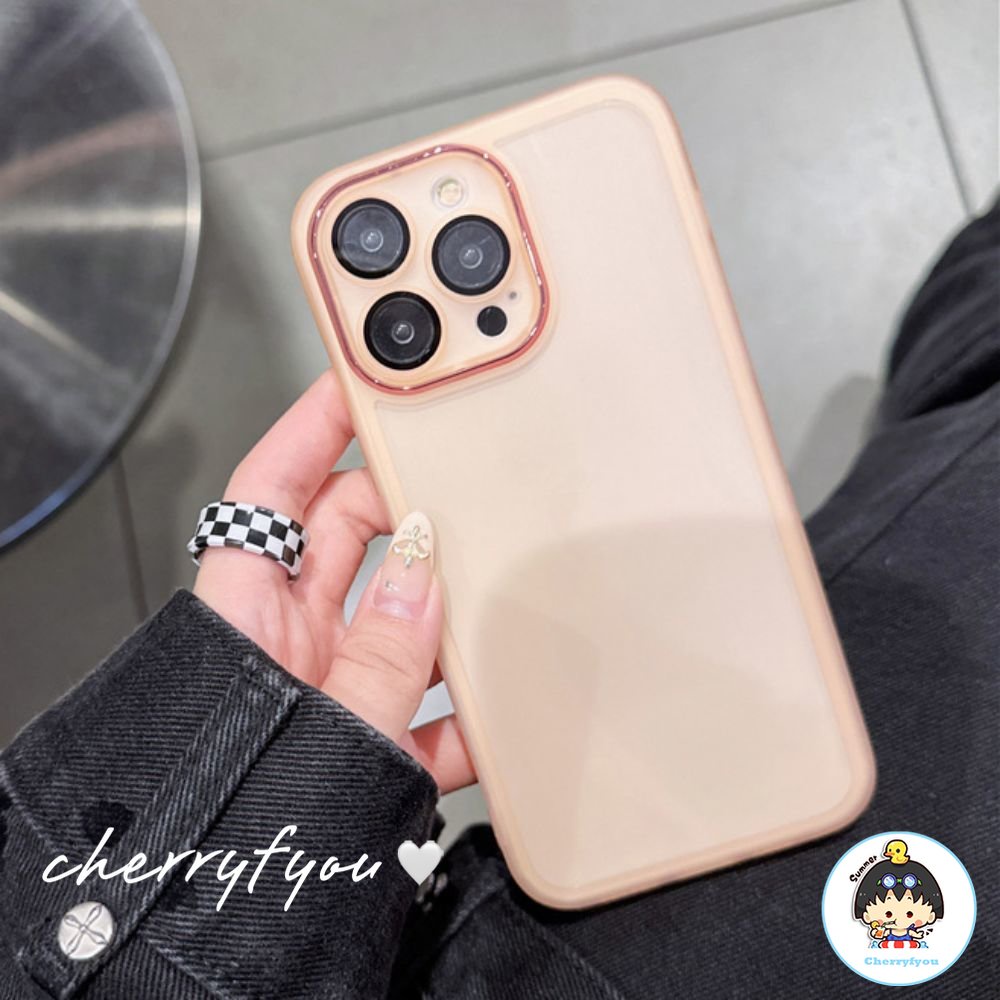 Ốp Điện Thoại TPU Mềm Chống Trầy Bảo Vệ Ống Kính Máy Ảnh Cho IPhone 11 12 13 14 Pro Max