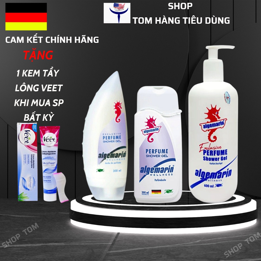 Sữa tắm cá ngựa Algemarin Perfume Shower Gel Hàng Đức