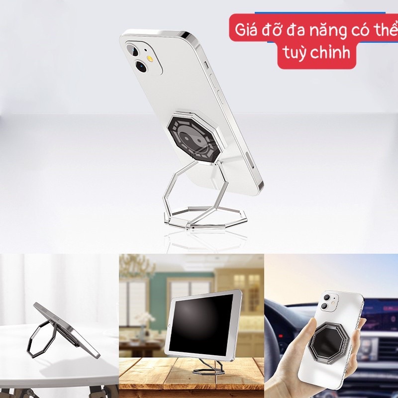 nhẫn đỡ điện thoại, ipad đa năng tuỳ chỉnh xoay 360 độ