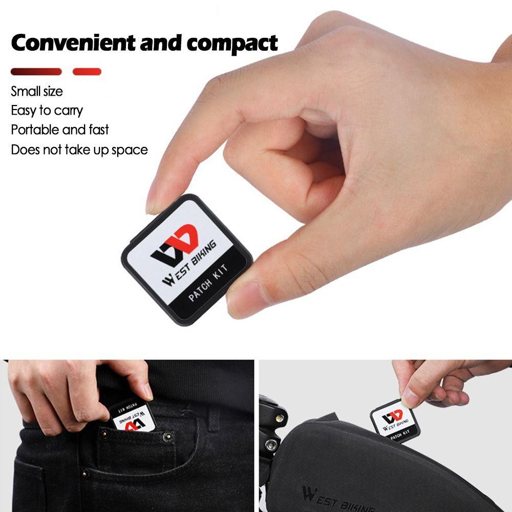 Set 6 Miếng Vá Lốp Xe Đạp Không Keo Tiện Lợi