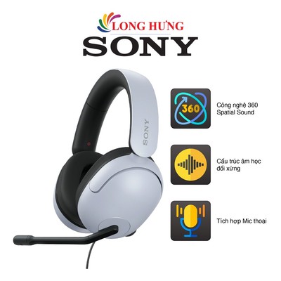 Tai nghe chụp tai có dây Gaming Sony INZONE H3 MDR-G300 - Hàng chính hãng