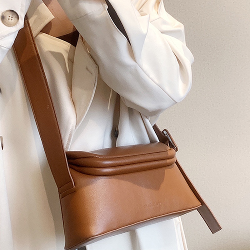 IELGY Túi Đeo Vai Cao Cấp Phong Cách Phương Tây Đơn Giản Cho Nữ