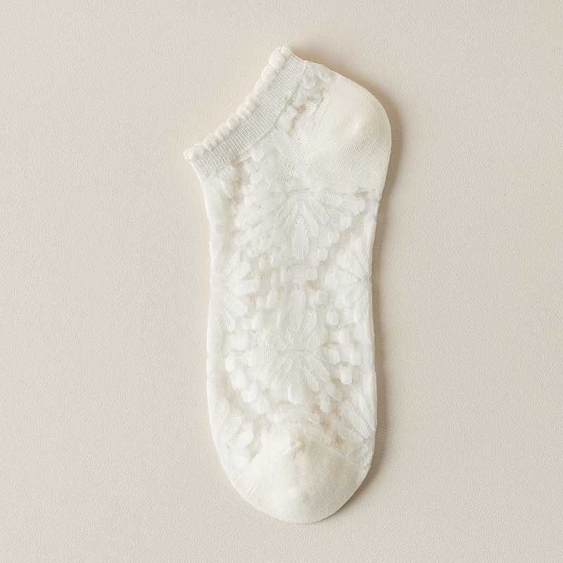 Vớ Cotton Mỏng Thoáng Khí Thấm Hút Mồ Hôi Phong Cách Nhật Bản Cho Nữ