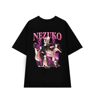 Áo Thun Form Rộng NEZUKO _ Anime Kimetsu No Yaiba - Áo Phông Unisex