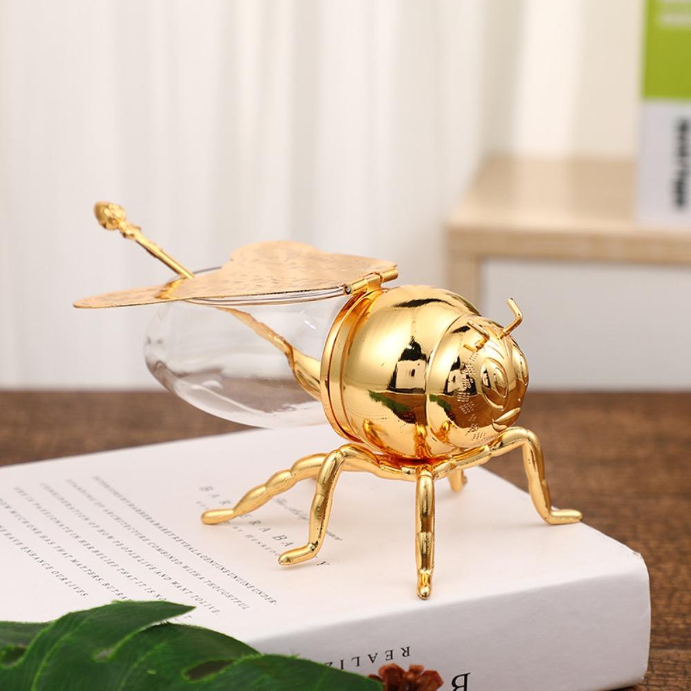 Lọ Đựng Gia Vị Hình Con Ong Bằng Kim Loại Sang Trọng