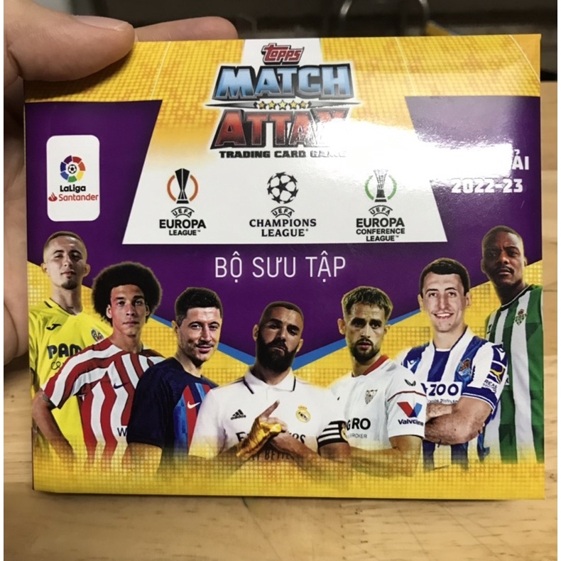 MỚI - BST Thẻ in Match Attax La Liga Santander 22/23 phiên bản Việt hoá
