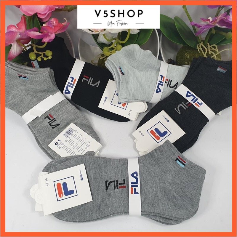 Tất vớ nam nữ cổ ngắn thể thao FILA thời trang cao cấp TN49