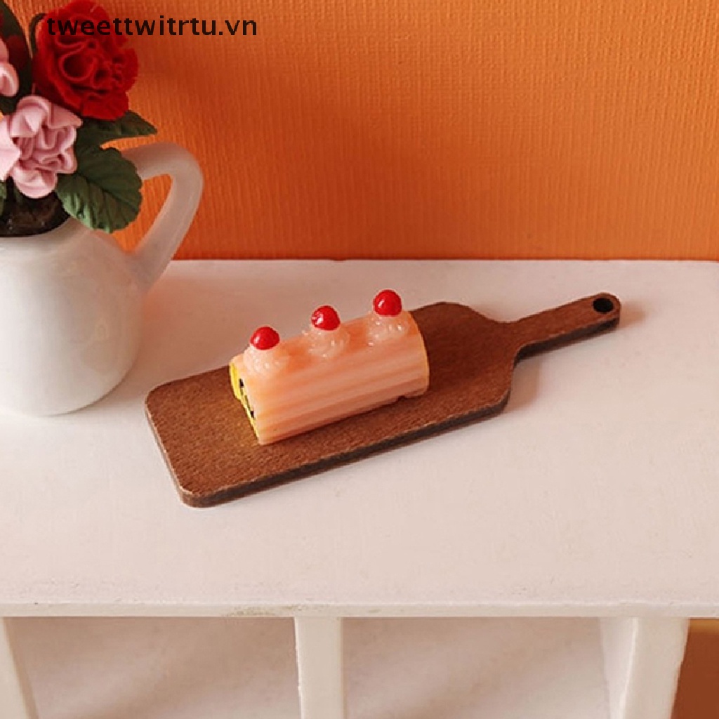 Bộ 5 Thớt Cắt Bánh Mì Tỉ Lệ 1: 12 Dùng Trang Trí Nhà Búp Bê