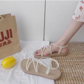 [ORDER] Sandal đế cói nữ điệu đà