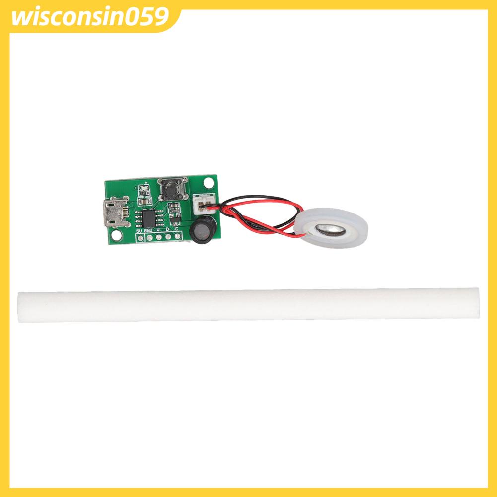 Wisconsin059 Nguyên Tử Hóa Đĩa 2W USB Máy Tạo Độ Ẩm Mô Đun Phun Lớn Tập Tiếng Ồn Thấp Sương Cho DIY 5V