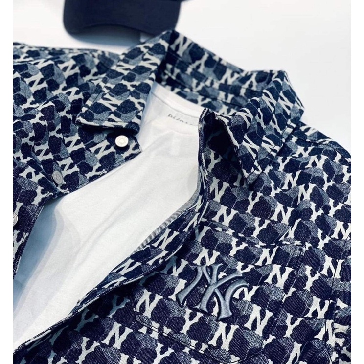 Áo ML.B Denim Cube Monogram