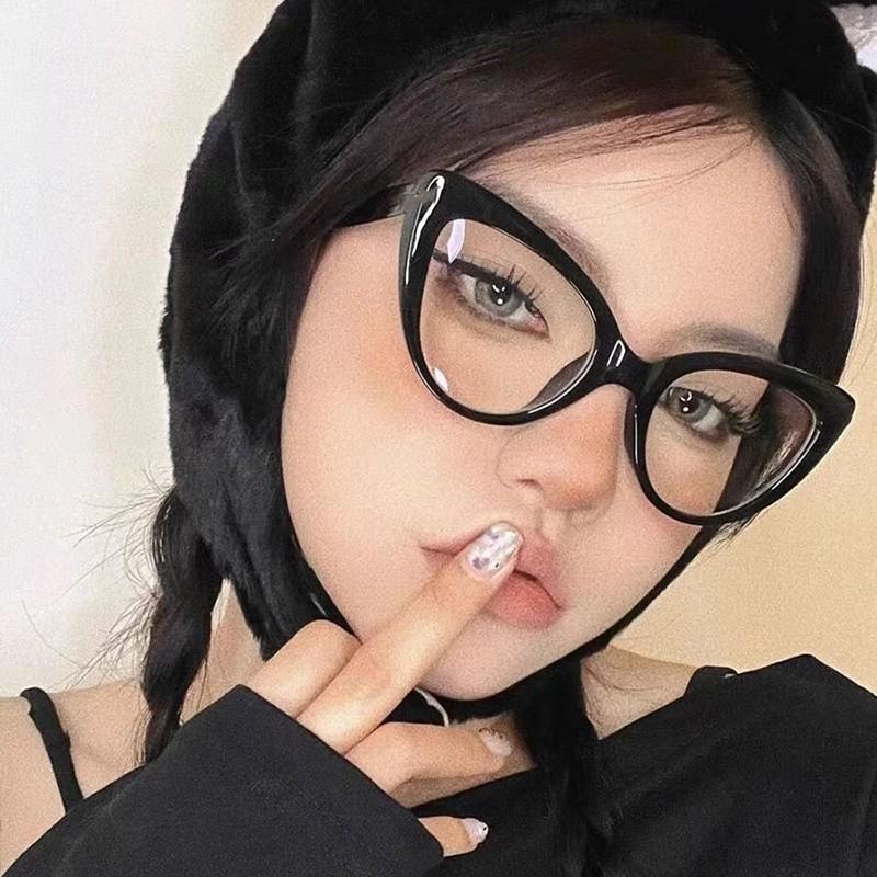 PVN57931 Kính mắt mèo giả cận siêu sang siêu đẹp cho nữ