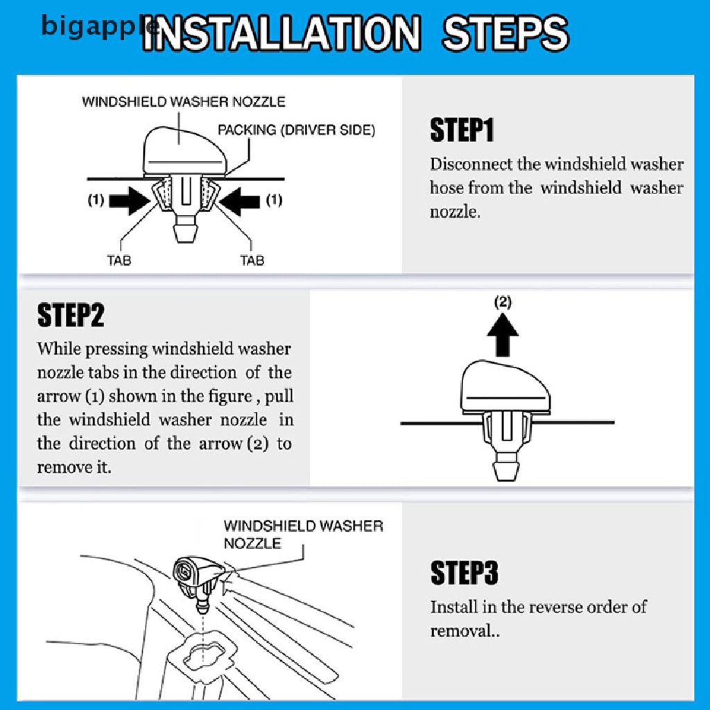 Bộ 2 Vòi Phun Nước Vệ Sinh Kính Chắn Gió Xe Hơi Jeep 55372143Phụ Kiện Cho Máy Bay Điều Khiển Từ Xa AB Rdgg