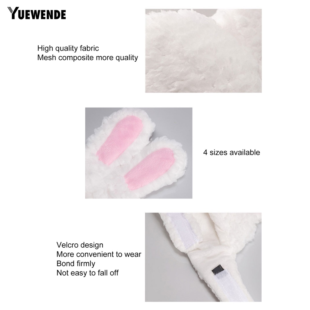 Mũ Cotton Tai Thỏ Hoạt Hình Đáng Yêu Cho Thú Cưng