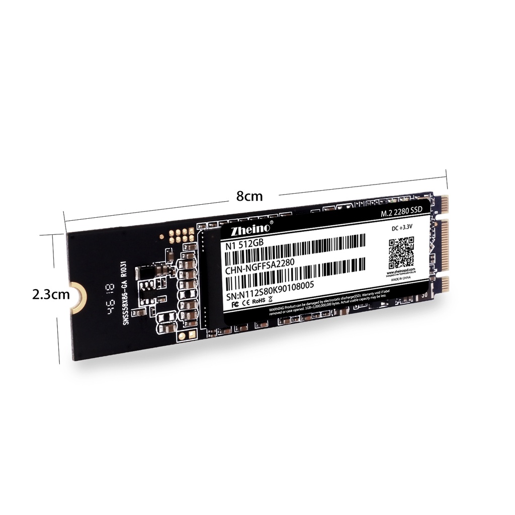 Thẻ Nhớ SSD Zheino M2 128GB 256GB 512GB 1TB 2280mm