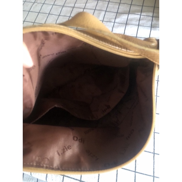 Túi đeo vai da thật hiệu Ssamzie- 2hand