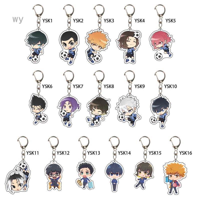 Móc Chìa Khóa Hình Nhân Vật Hoạt Hình Isagi Yoichi Bachira Meguru