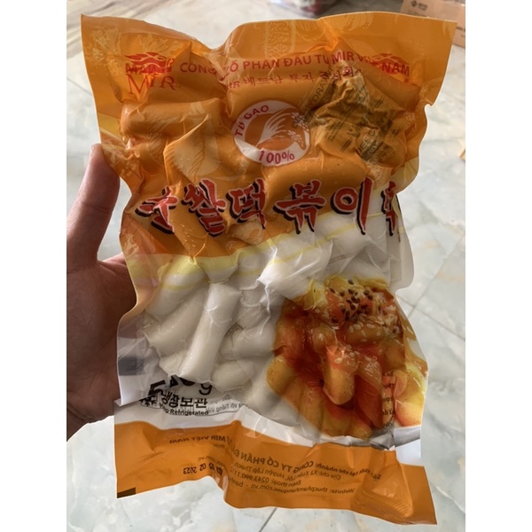 Bánh gạo Tokbokki truyền thống Hàn Quốc 500g