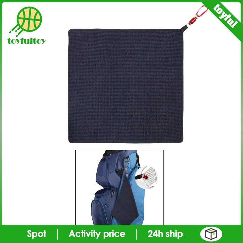 Khăn Lau Gậy Đánh Golf 40x40cm Có Kẹp Tiện Dụng