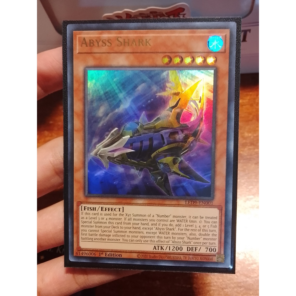 Thẻ Bài Yugioh: Abyss Shark LED9-EN001