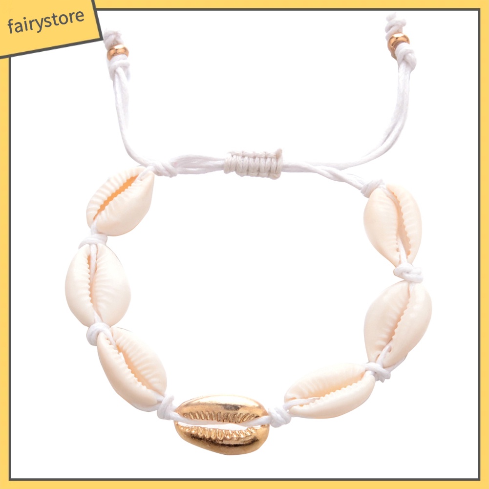 Vòng Đeo Chân Họa Tiết Vỏ Sò Phong Cách Boho Thời Trang Dành Cho Nữ [Fairy1] [Fairy1]