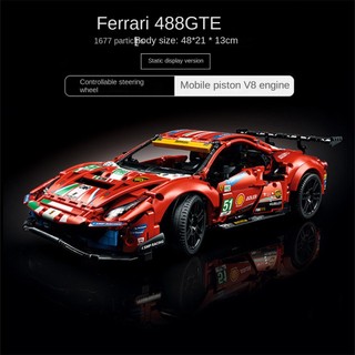 Bộ đồ chơi lắp ráp lego xe đua ferrari 488gte 42125 chất lượng cao