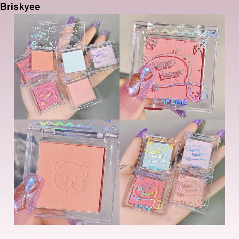 🎶Phấn Má Hồng Đơn Sắc Chống Nước Bắt Sáng Màu nude Long Lanh Quyến Rũ